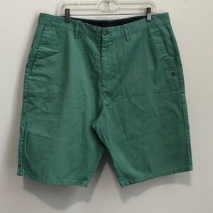 Green Volcom shorts